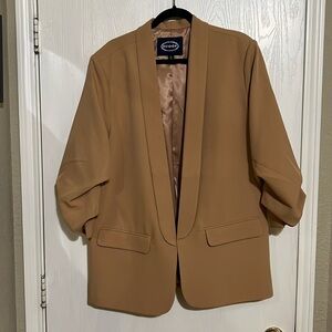 Scoop’s Scrunched Sleeve Blazer NWOT Size 20/XXL